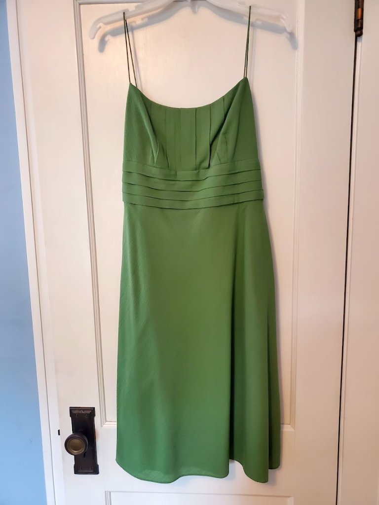 Green Ann Taylor Summer Occation Dress Sz 6